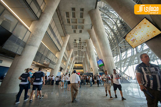 معماری ورزشگاه BBVA BANCOMER