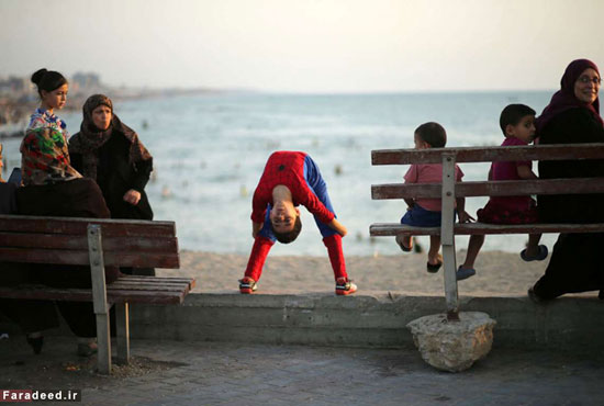 کودک عنکبوتی غزه +عکس