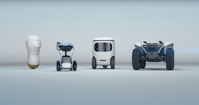 ربات‌های هوندا در نمایشگاه ۲۰۱۸ لاس وگاس
