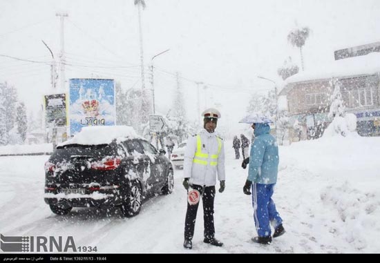 عکس: مازندران در محاصره برف