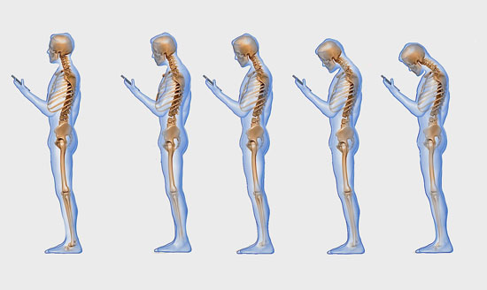 موبایل ها جسم انسان را تغییر می دهند