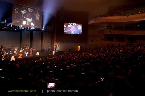 عکس:کنسرتی با حضور هدیه تهرانی و مدیری