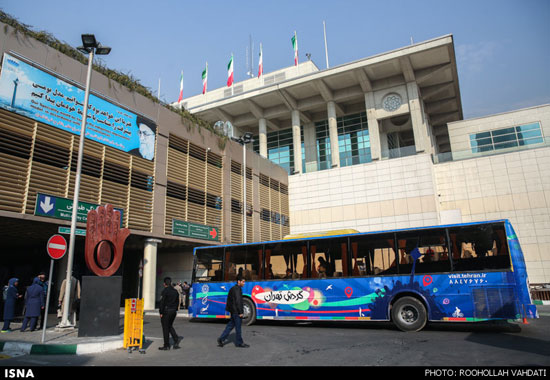 اولین اتوبوس گردشگری در تهران +عکس