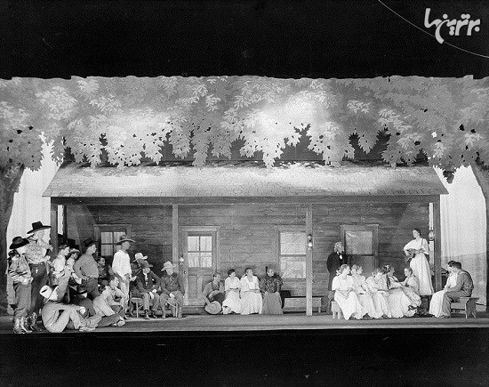 تصاویری از صحنه‌های تئاتر نیویورک در اوایل قرن بیستم