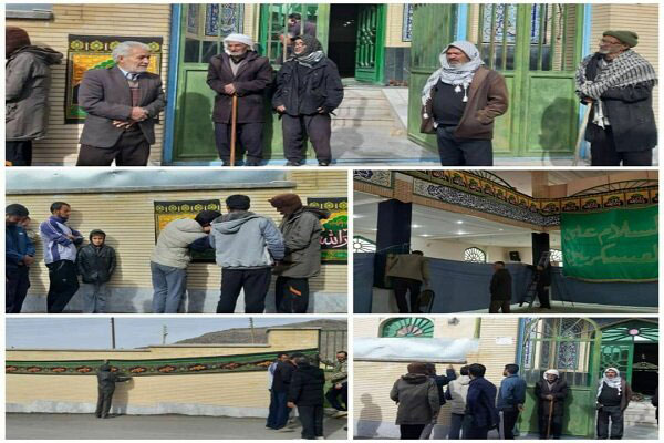 زادگاه سردار سلیمانی سیاه‌پوش شد