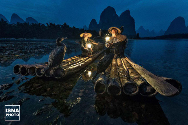 عکس روز نشنال جئوگرافیک؛ دو ماهی‌گیر چینی