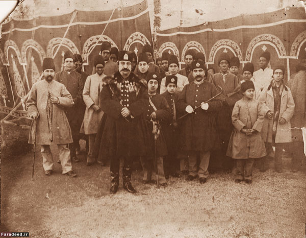 ناصرالدین شاه در اردوی شهرستانک +عکس
