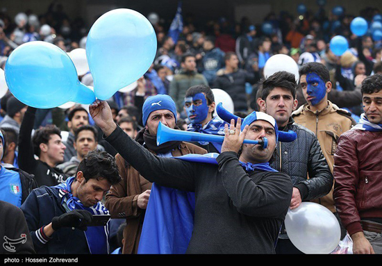 ورزشگاه آزادی لحظاتی قبل از دربی