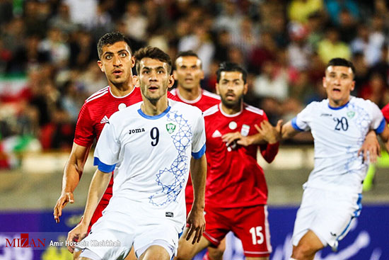 دیدار دوستانه تیم‌های فوتبال ایران و ازبکستان