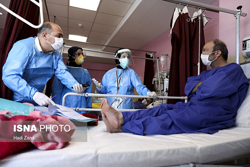 وضعیت بیمارستان سینا در روزهای کرونایی