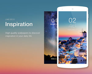 دانلود برنامه Line Deco برای اندروید