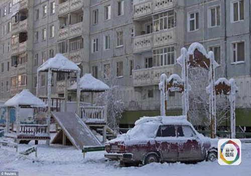 سردترین دهکده ی دنیا +عکس