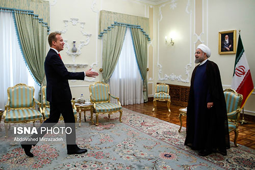دیدار وزیر امور خارجه نروژ با روحانی