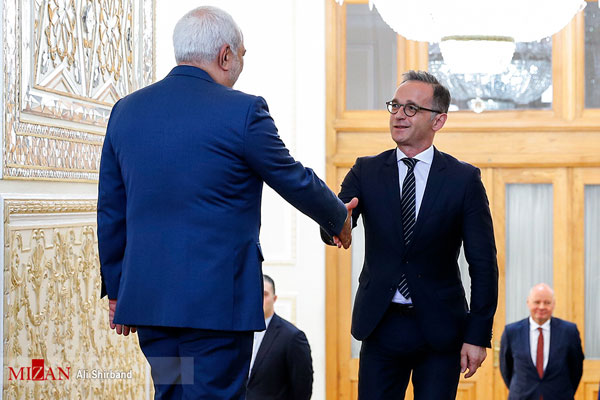 دیدار وزیر امور خارجه آلمان با ظریف