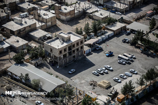 تصاویر هوایی از مناطق زلزله زده کرمانشاه