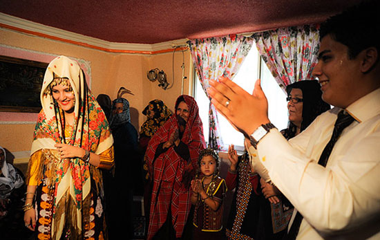 عکس: رسم و رسوم عروسی ترکمن‌ها