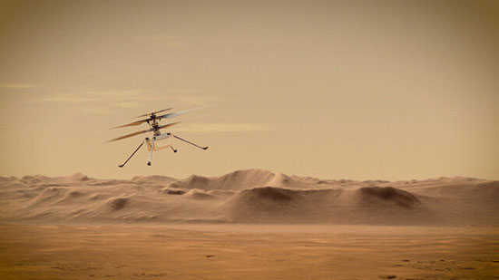 بالگرد ناسا باز هم پرواز خود در مریخ آماده می‌شود