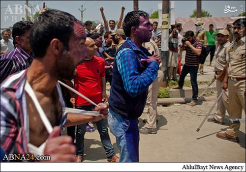 عکس: سرکوب رنگی مسلمانان کشمیر
