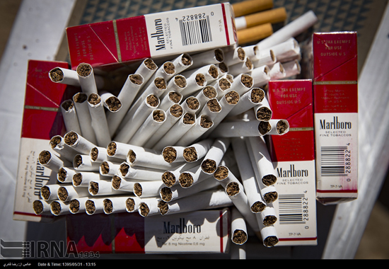 امحا 33 میلیون نخ سیگار قاچاق