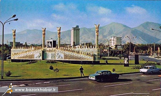 عکس: میدان ونک تهران، سال 1350
