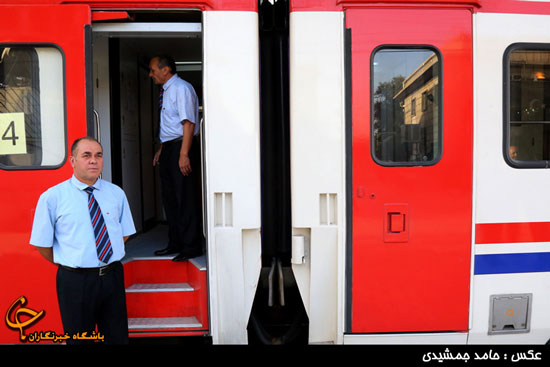 عکس: ورود قطار گردشگران اروپایی به تهران