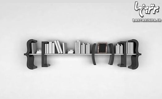 قفسه کتاب های منحصر بفرد و خلاقانه (3)