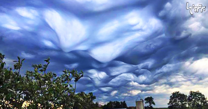 هنرنمایی ابرها را در آسمان ببینید