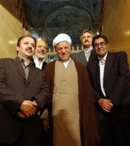 عکس روز: هاشمی رفسنجانی و ایرج قادری