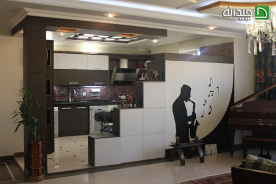 جدیدترین آشپزخانه های اپن در ایران