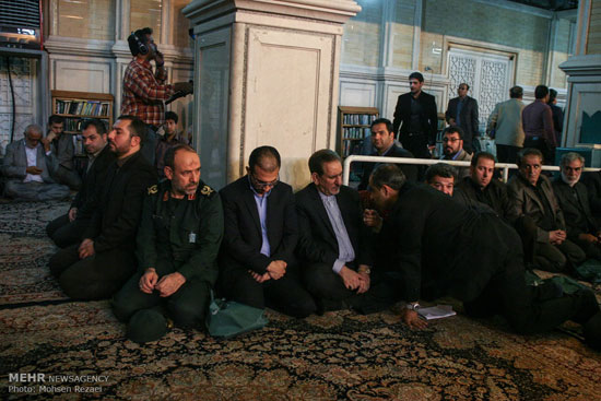 عکس: مردان سیاست در یک مراسم ترحیم