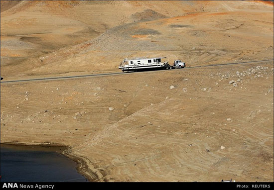 تصاویری داغ از خشکسالی در کالیفرنیا