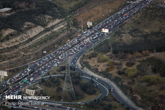 ترافیک کُشنده‌ی تهران در آخرین روز‌های ۹۷