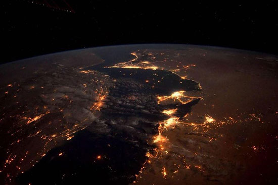تصویر زیبای ناسا از خلیج فارس