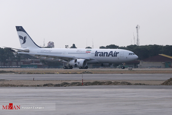 ورود اولین ايرباس 330 به فرودگاه مهرآباد