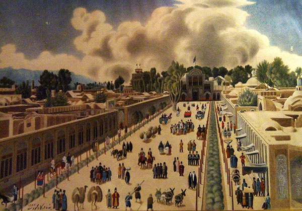 تهران دو قرن پیش را، در این نقاشی‌ها ببینید
