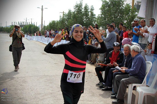 اولین نیمه ماراتن دختران در ایران برگزار شد