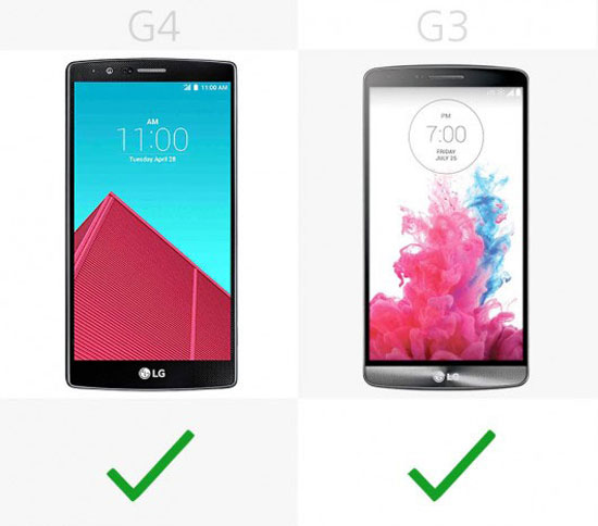 مقایسه کامل اسمارت فون LG G4 با LG G3