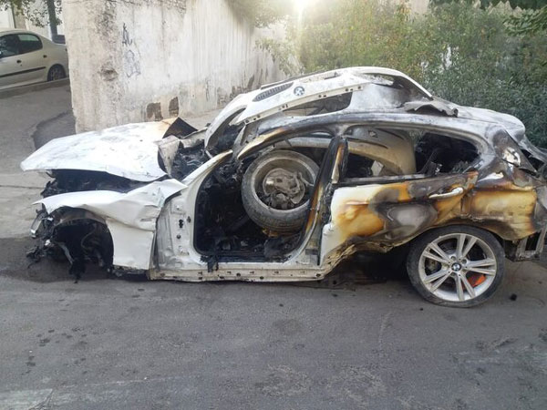 مرگ دردناک سرنشینان BMW در بزرگراه مدرس!
