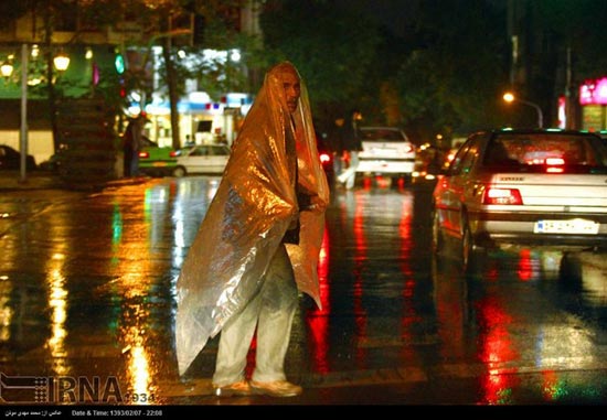 تصاویری متفاوت از تهران در شب گذشته