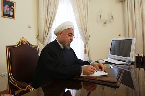 نامه حسن روحانی به رهبر معظم انقلاب