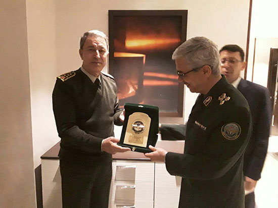 دیدار سرلشکر باقری و رئیس ستاد ارتش ترکیه