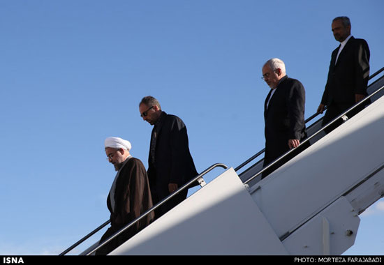 عکس: ورود حسن روحانی به نیویورک