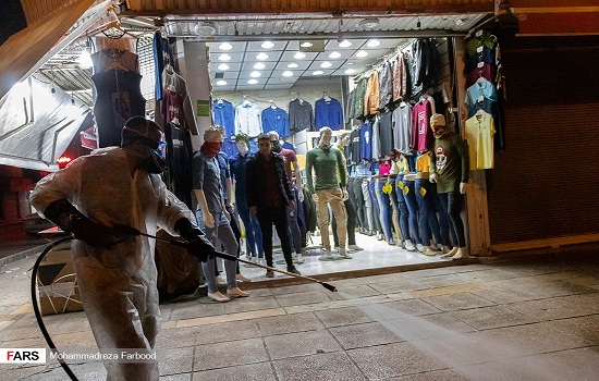 ضدعفونی معابر شهری شیراز