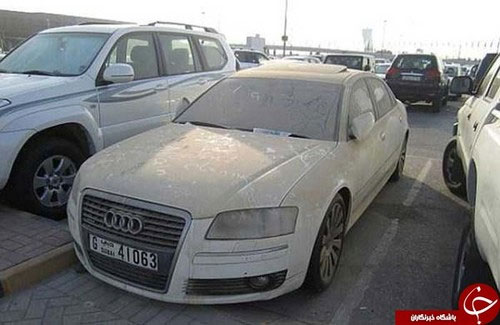 خودروهای میلیاردی در دبی خاک می‌خورد!
