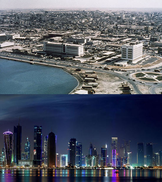 عکس‌هایی جالب از پیشرفت شهرهای بزرگ