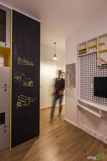 دکوراسیون آپارتمان زوج جوان در استانبول