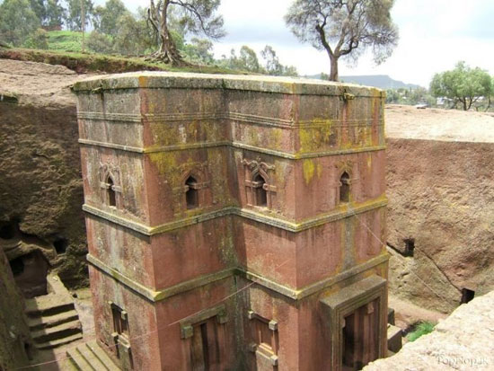 یک کلیسای غیر عادی در اتیوپی +عکس