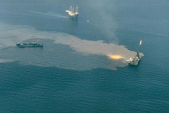 بزرگترین آلودگی‌های نفتی در دریا