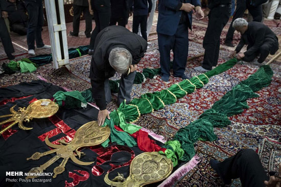 مراسم سنتی علم‌بندان در ماسوله