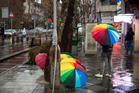 بارش باران تهران را قفل کرد؛ هوا پاک شد